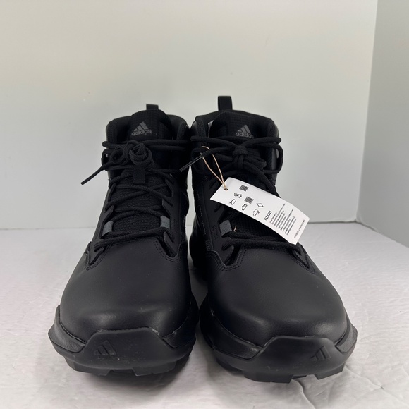 Adidas Terrex Unity Leather Mid R. RDY Rain Boot Black GZ3325 Mens Sz 10 - Picture 12 of 12